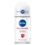 Nivea Dry Comfort Antiperspirant Roll-On for Women 72H Odour Control 50 ml
