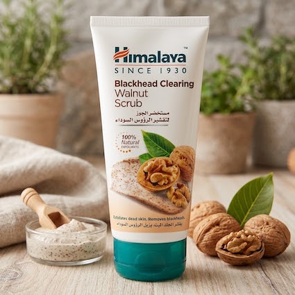 Himalaya Herbals Blackhead Clearing Walnut Face Scrub | 150ml