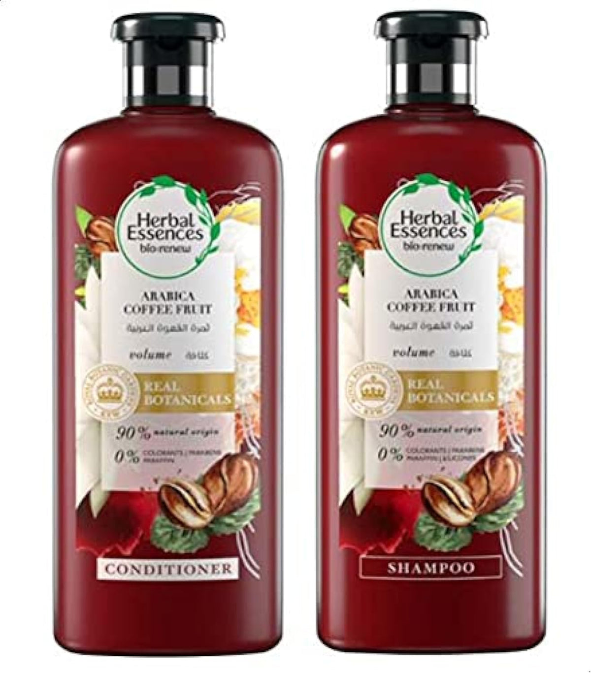 Herbal Essences bio:renew Volume Arabica Coffee Fruit Shampoo & Conditioner Set | 2 x 400ml