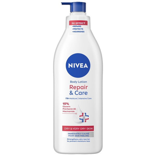 Nivea Body Lotion for Very Dry Skin Repair & Care with Deep Moisture Serum and Dexpanthenol 400 ml