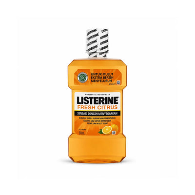 LISTERINE Fresh Citrus Antiseptic Mouthwash For Germ & Plaque Protection 500ml
