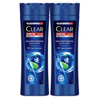 Clear Me Cool Sport Menthol Anti-Dandruff Shampoo 2 x 350 ml