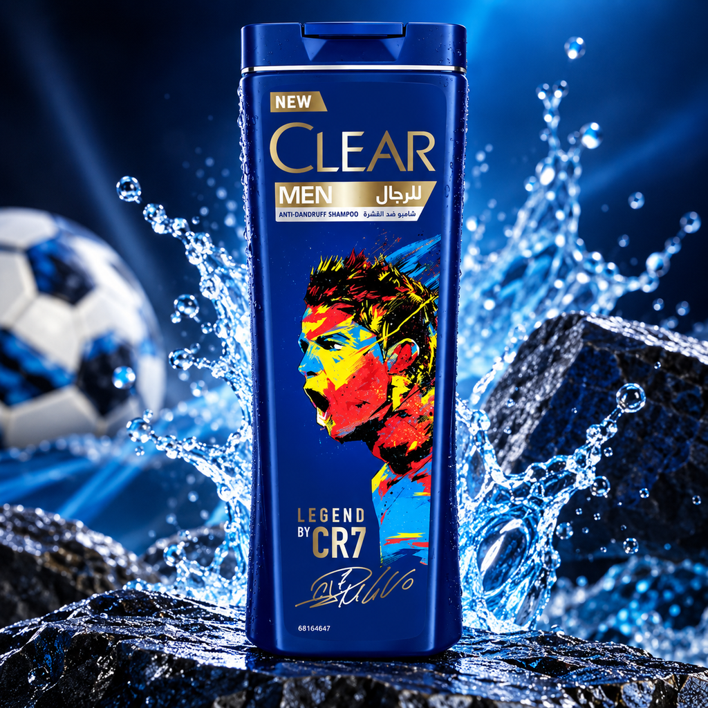 CLEAR Men Deep Clean Scalp Shampoo - Ronaldo Classico Edition (600 ml)