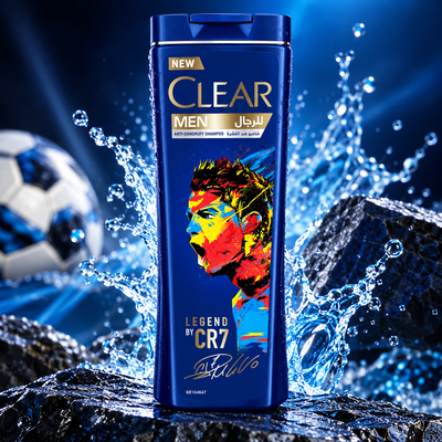 CLEAR Men Deep Clean Scalp Shampoo - Ronaldo Classico Edition (600 ml)