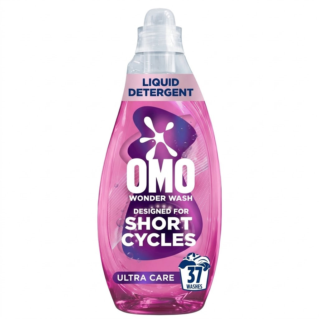 OMO Wonder Wash Liquid Laundry Detergent, Ultra Care, 1480ml