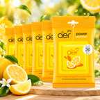 Godrej Aer Long-Lasting Home & Bathroom Freshener - Lemon Scent (6-Pack)