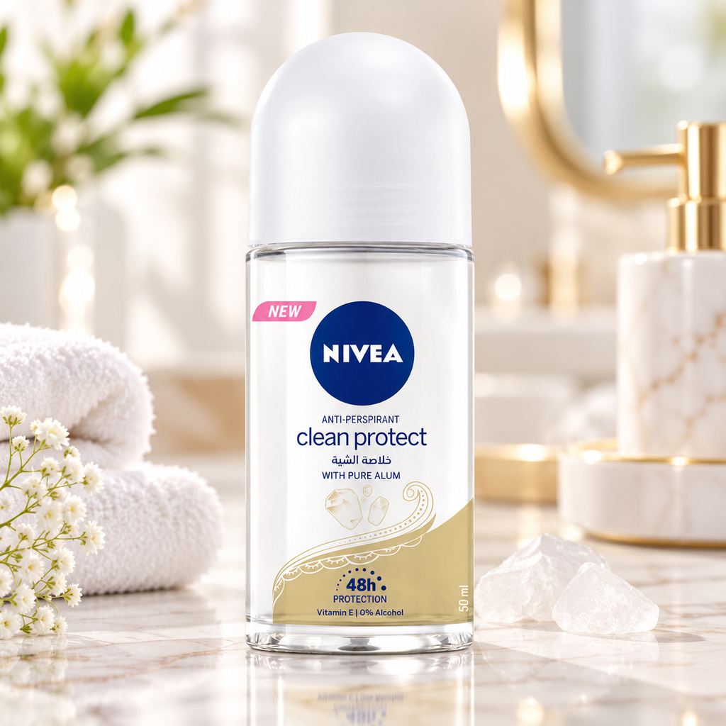 Nivea Women's Clean Protect Deodorant - 48H Long-Lasting Dryness (50 ml)