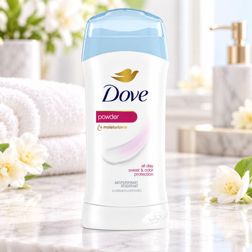 Dove Powder Soft Antiperspirant Deodorant Stick | 74g