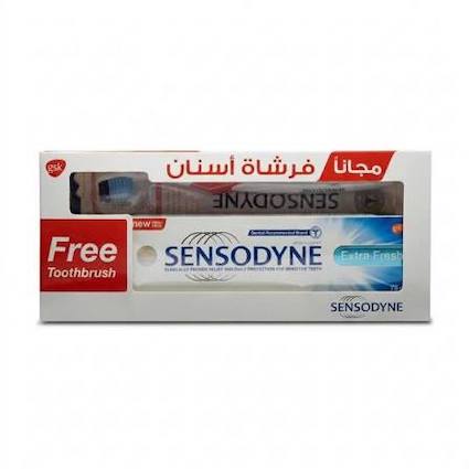 Sensodyne Extra Fresh Care Kit - 75 ml & Toothbrush
