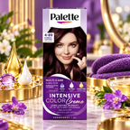 Palette Permanent Hair Color Cream with Triple Care System - 4-89 Aubergine