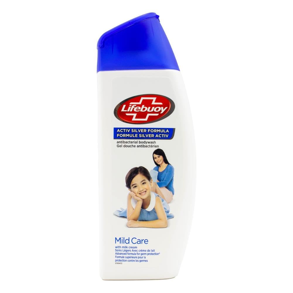 LIFEBUOY BODY WASH MILD CARE 300 ML / ACTIVE SILVER FORMULA
