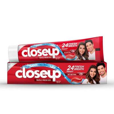 Closeup Triple Ever Fresh Formula Gel Red Hot Toothpaste 120 ml