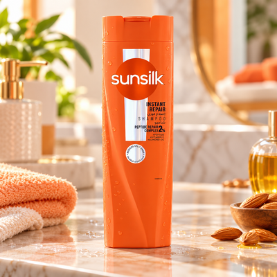 Sunsilk Instant Repair & Protect Shampoo for Damaged Hair - 400 ml