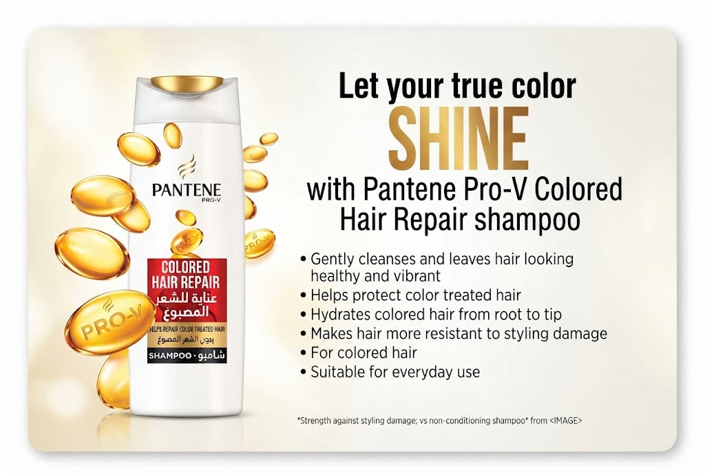 Pantene Pro-V Colored Hair Repair Shampoo 400 ml