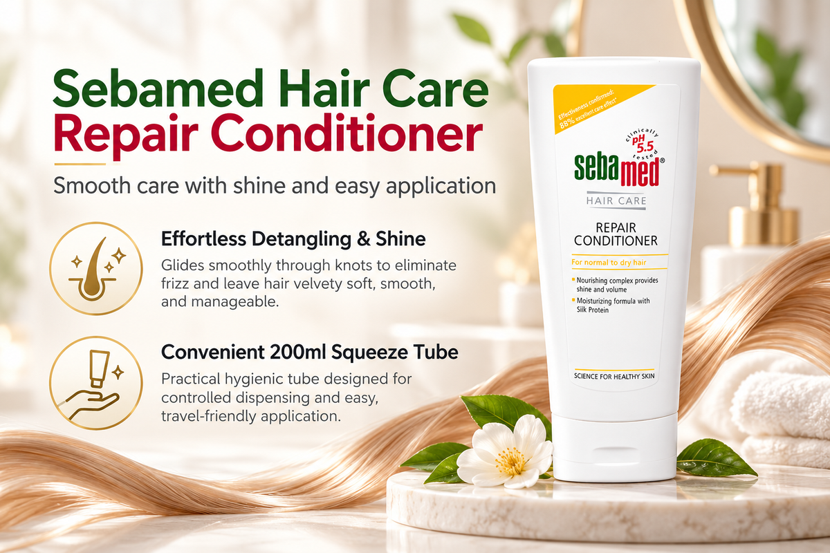 Sebamed Dermatological Scalp Care & Hair Repair Conditioner - 200 ml