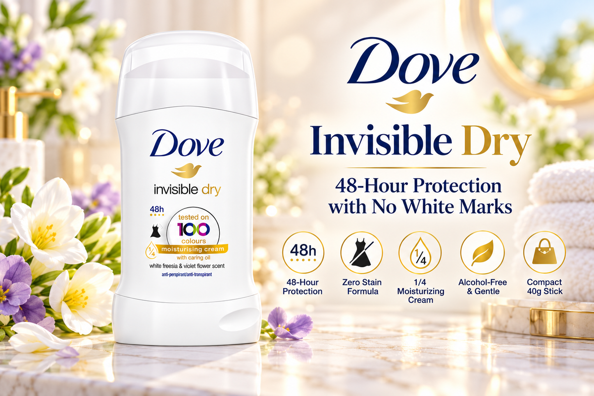 Dove Antiperspirant Deodorant Stick - Invisible Dry | 40g