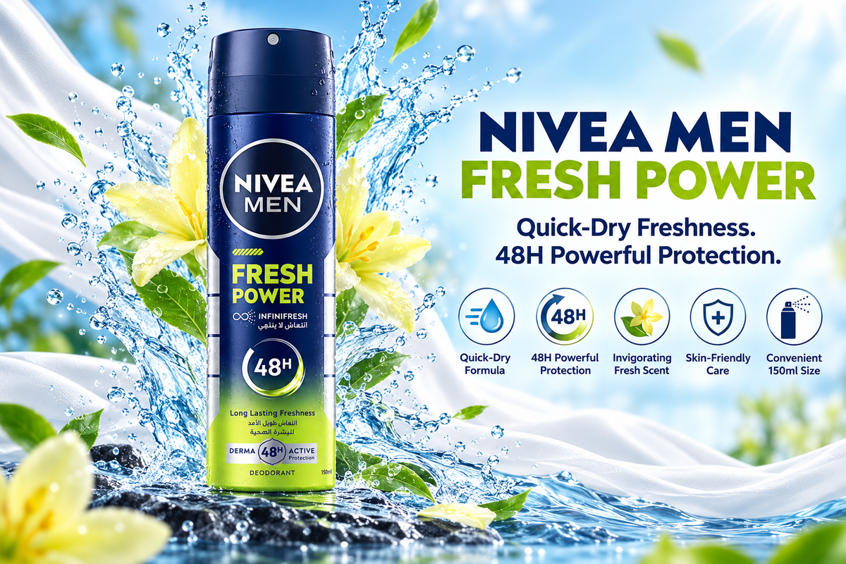 NIVEA Men Fresh Power Deodorant Spray | 150ml