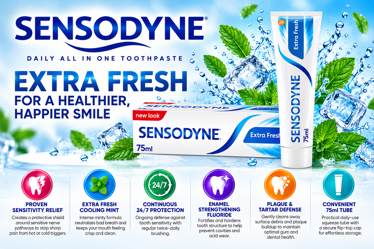 Sensodyne Extra Fresh Daily Care Sensitivity Toothpaste | 75ml