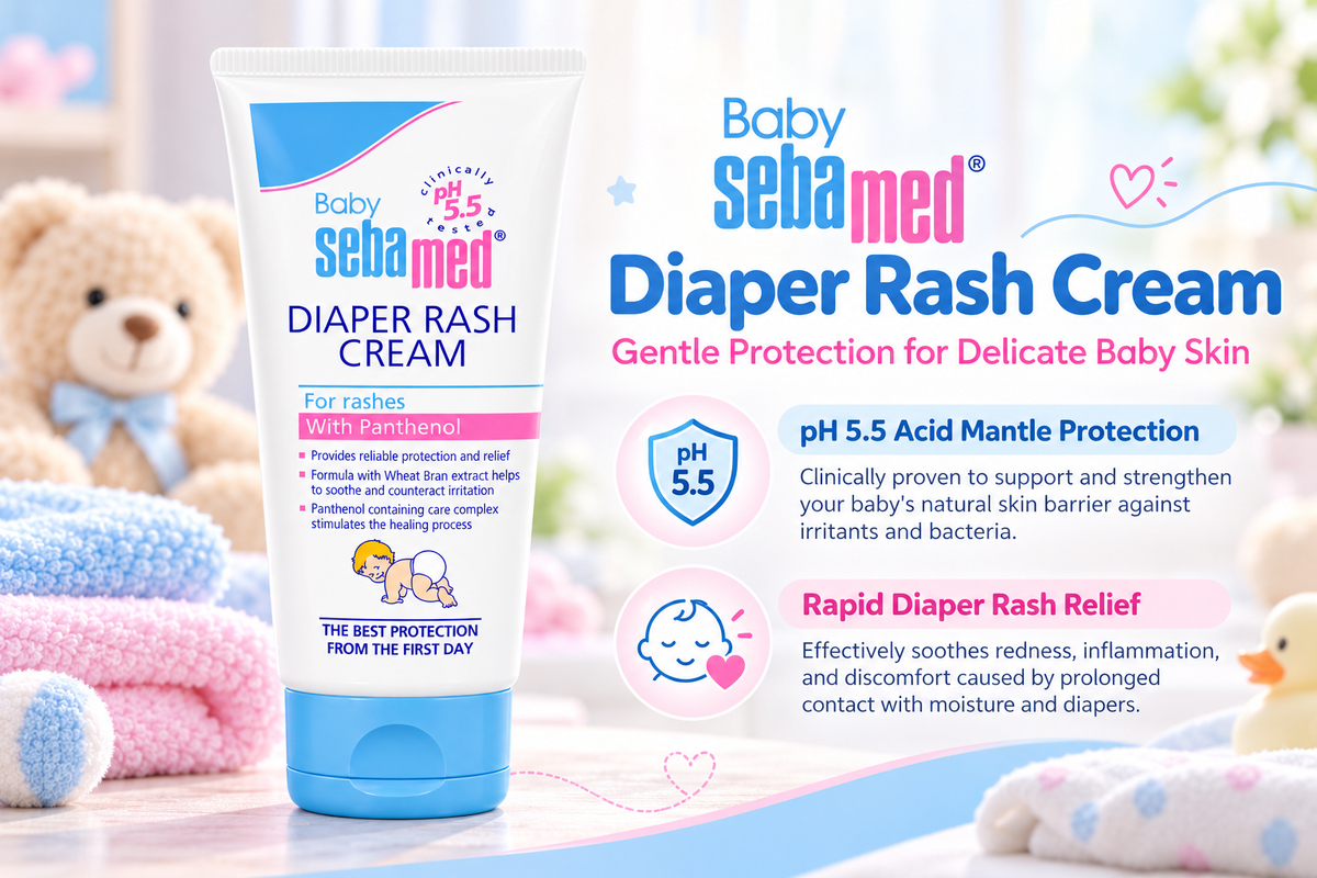 Sebamed Baby Protective Diaper Rash Relief Cream - 200 ml