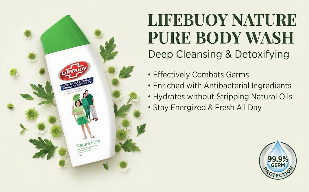 LIFEBUOY BODY WASH NATURE PURE 300 ML