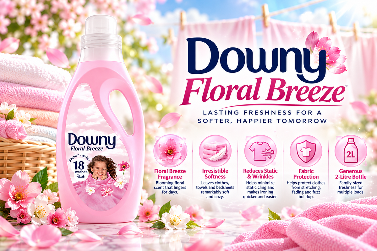 Downy Liquid Fabric Enhancer - Floral Breeze Scent (2 Litres)