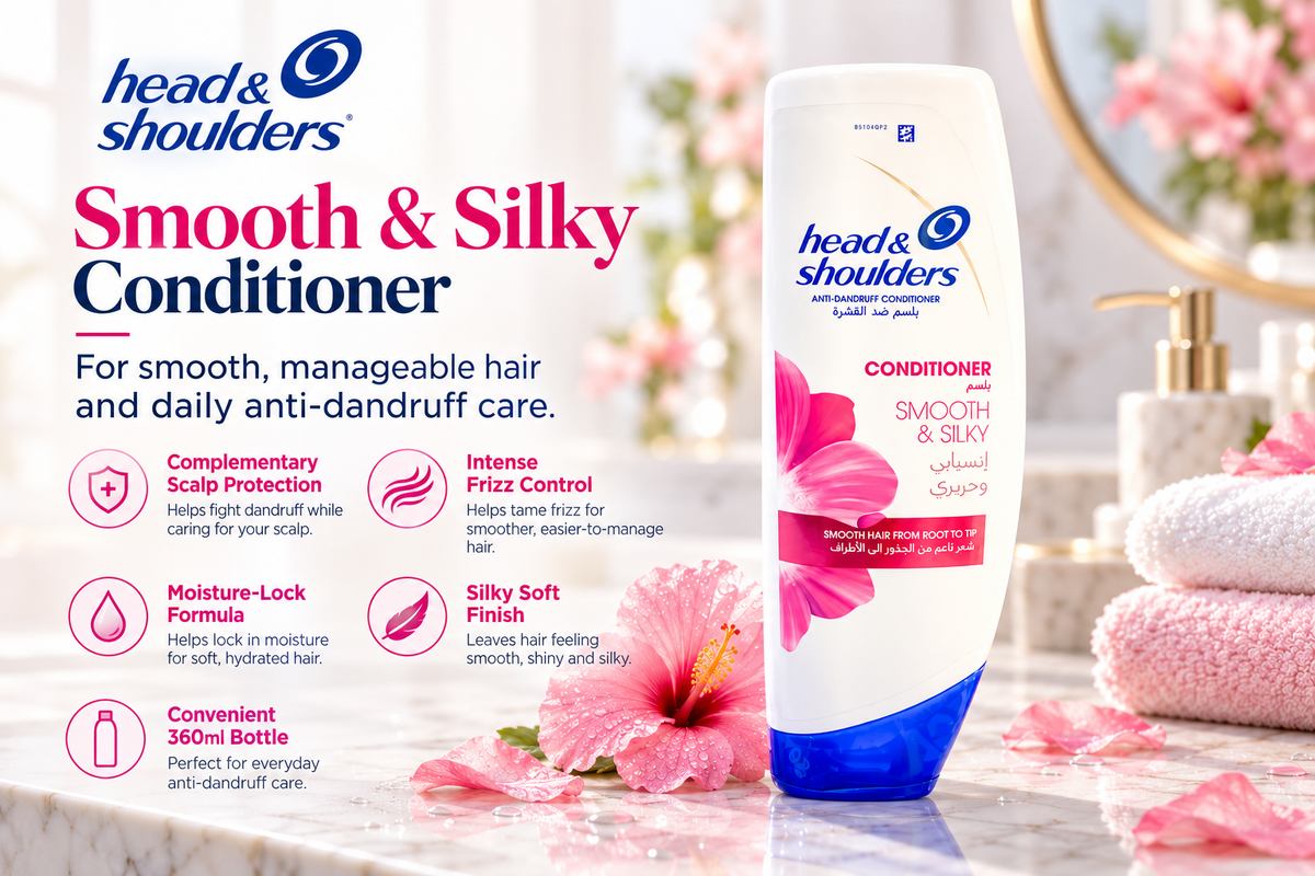 Head & Shoulders Moisture Scalp Care & Smoothing Conditioner (360 ml)
