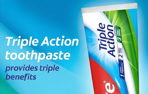 Colgate - Triple Action Toothpaste,100ml
