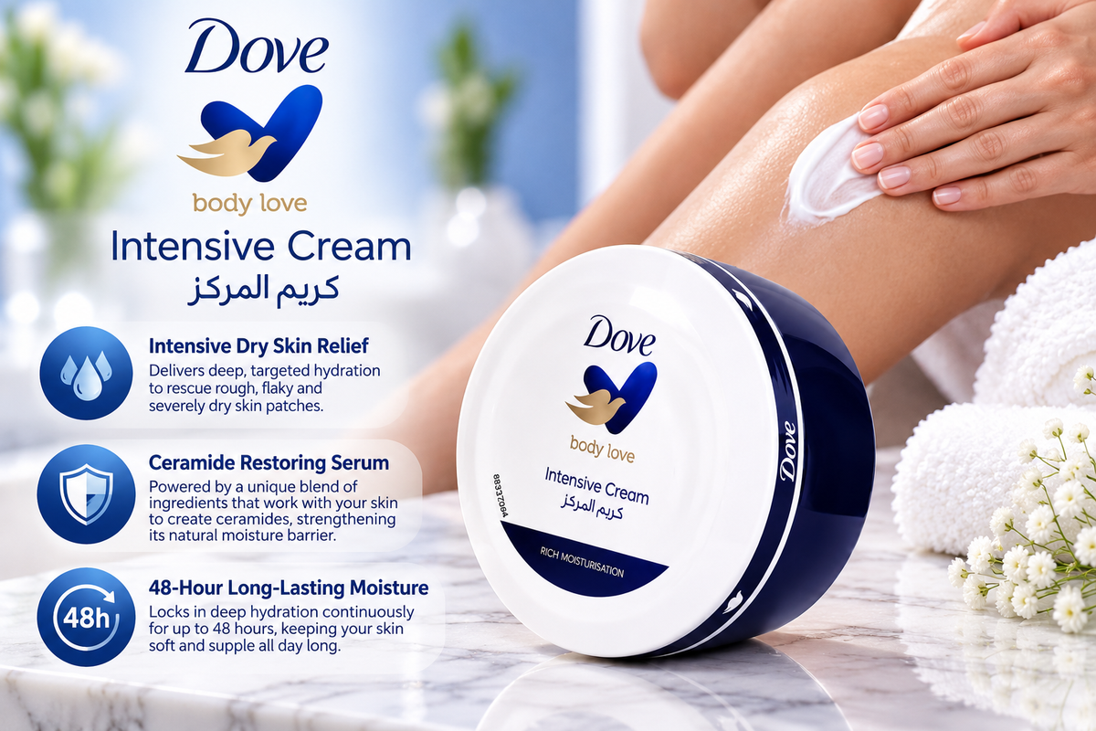 Dove Body Love Intensive Care Body Cream for Very Dry Skin | 250ml