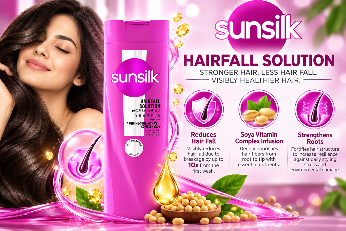Sunsilk Hair Fall Solution Strengthening Shampoo | 400ml