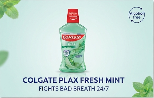 Colgate Plax Fresh Tea Mouth Wash 500 ml