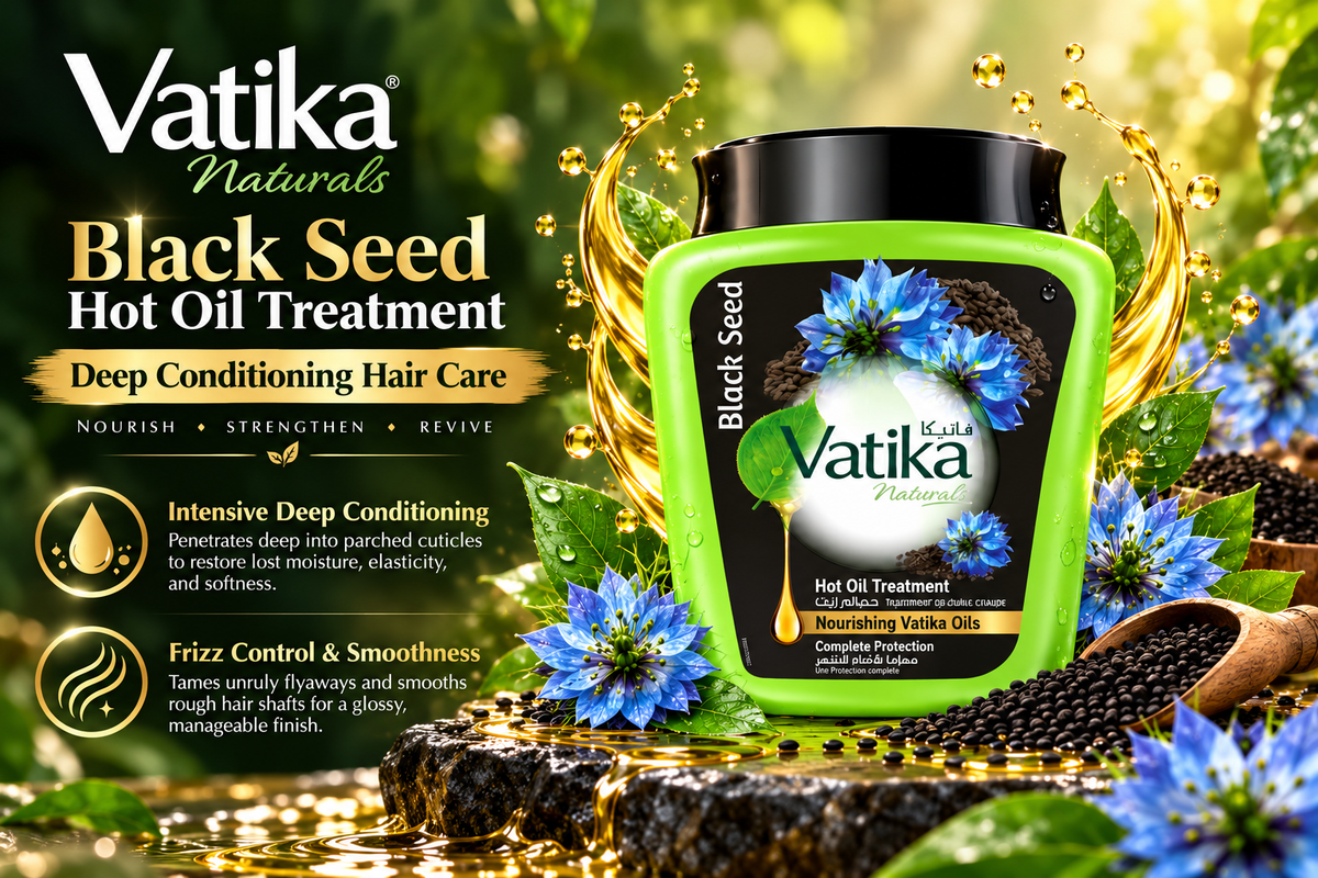 Vatika Naturals Hammam Zaith Hot Oil Treatment with Blackseed | 1 kg