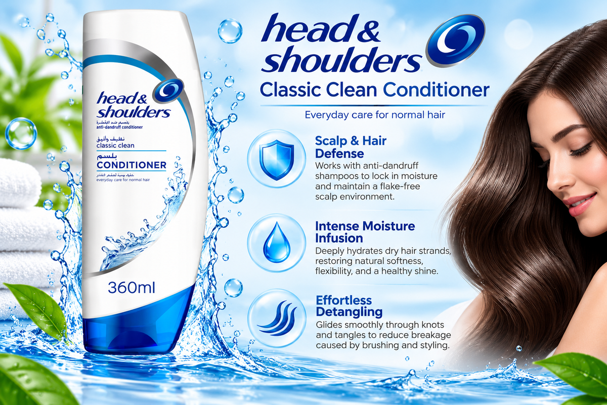Head & Shoulders Classic Clean Anti-Dandruff Conditioner | 360ml