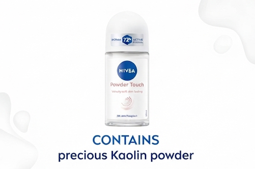 Nivea Powder Touch Antiperspirant for Women Roll-on 50 ml