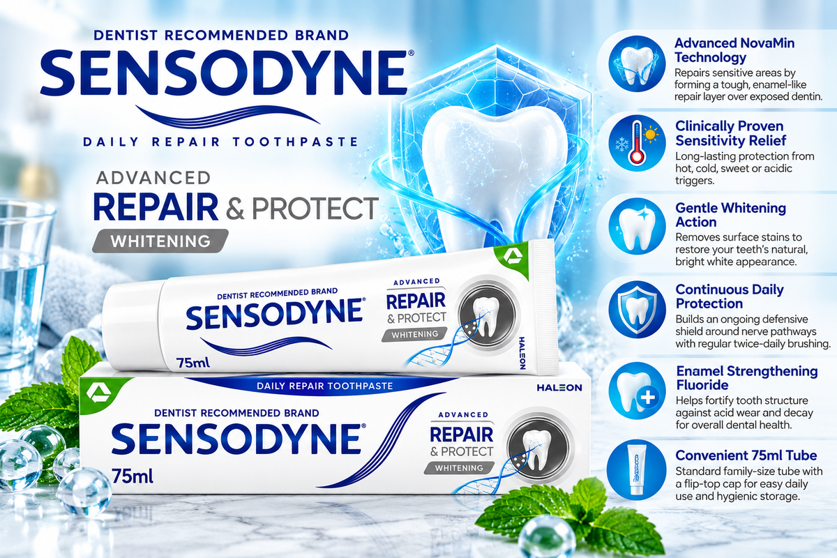 Sensodyne Advanced Repair & Protect Whitening Toothpaste | 75ml