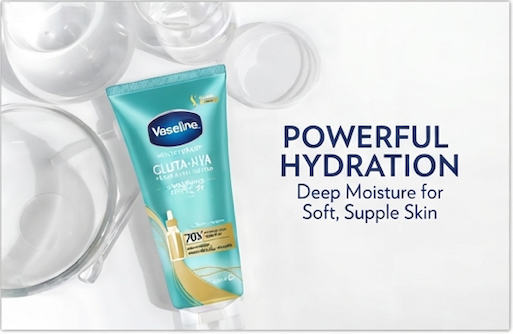 VASELINE GLUTA-HYA TUBE SMOOTHING PERFECTOR 300ML
