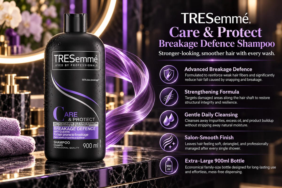TRESemme Breakage Defence Strengthening Shampoo | 900ml Value Size