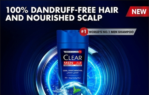 Clear Me Cool Sport Menthol Anti-Dandruff Shampoo 2 x 350 ml
