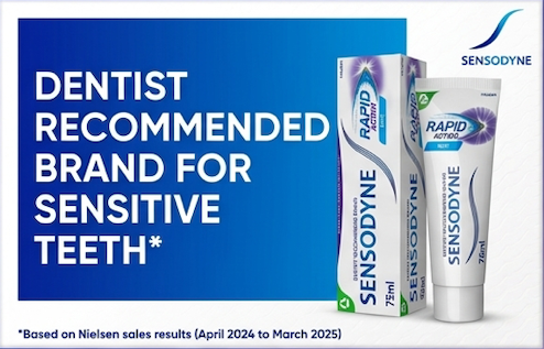 Sensodyne Rapid Action Mint Toothpaste 75 ml