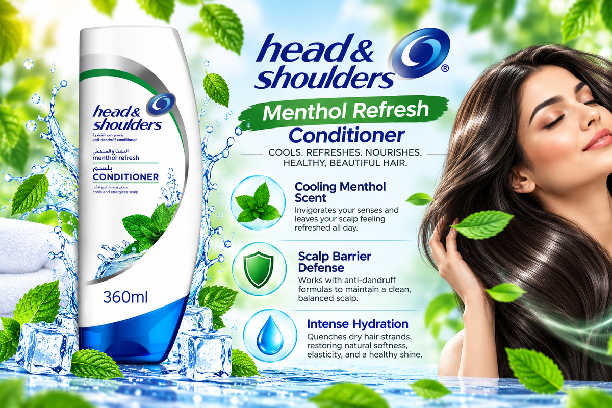 Head & Shoulders Menthol Refresh Anti-Dandruff Conditioner | 360ml