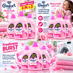 Comfort Flora Pink Fabric Softener – 2.9L 3Pcs