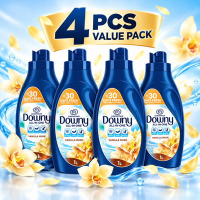 Downy Naturals Vanilla & Musk Fabric Softener – 1L