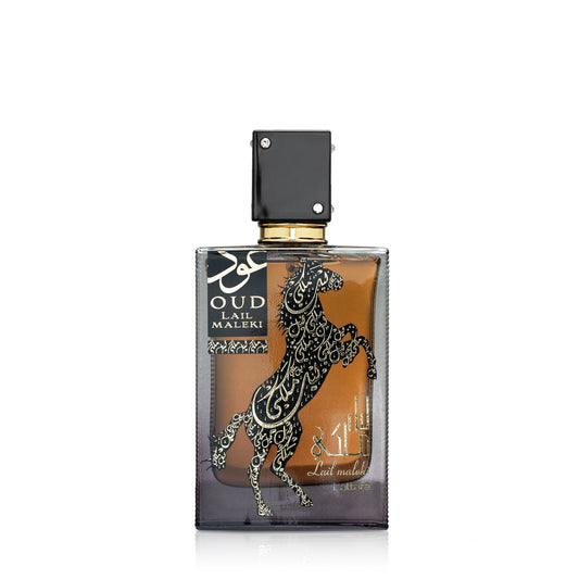 Lattafa Oud Lail Maleki Elegant Oriental Saffron and Leather Perfume