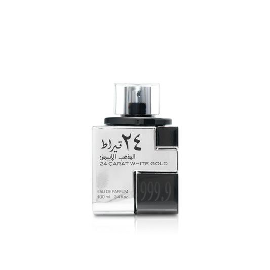 Lattafa 24 Carat White Gold 100ml Eau De Parfum Oud Fragrance