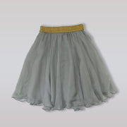 Pale Cloud Roselle Skirt Dusted Blue Elegant Girls Tulle Skirt
