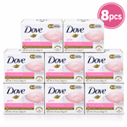 Dove Pink Beauty Bar 135g x 8pcs – Gentle Cleansing & Soft Skin Care