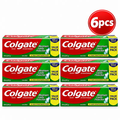 Colgate Max Cavity Extra Mint 150ml x 6pcs  – Strong Teeth & Fresh Breath