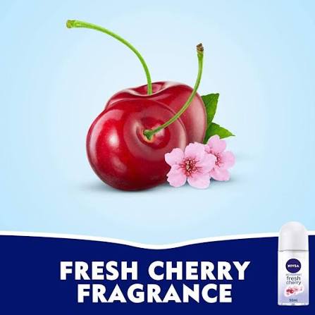 Nivea Women's Fresh Cherry Scent Antiperspirant Care - 50 ml Roll-On