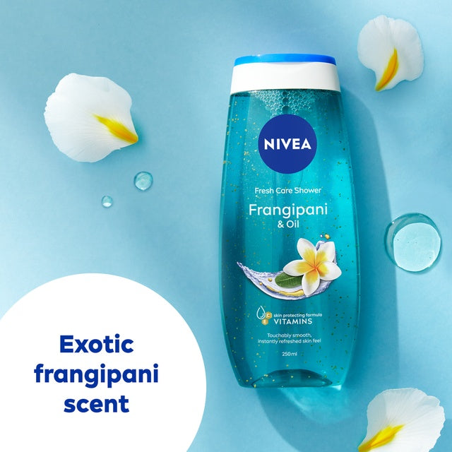 Nivea Care Shower Frangipani & Oil Moisturizing Gel | Twin Pack (2 x 250ml)