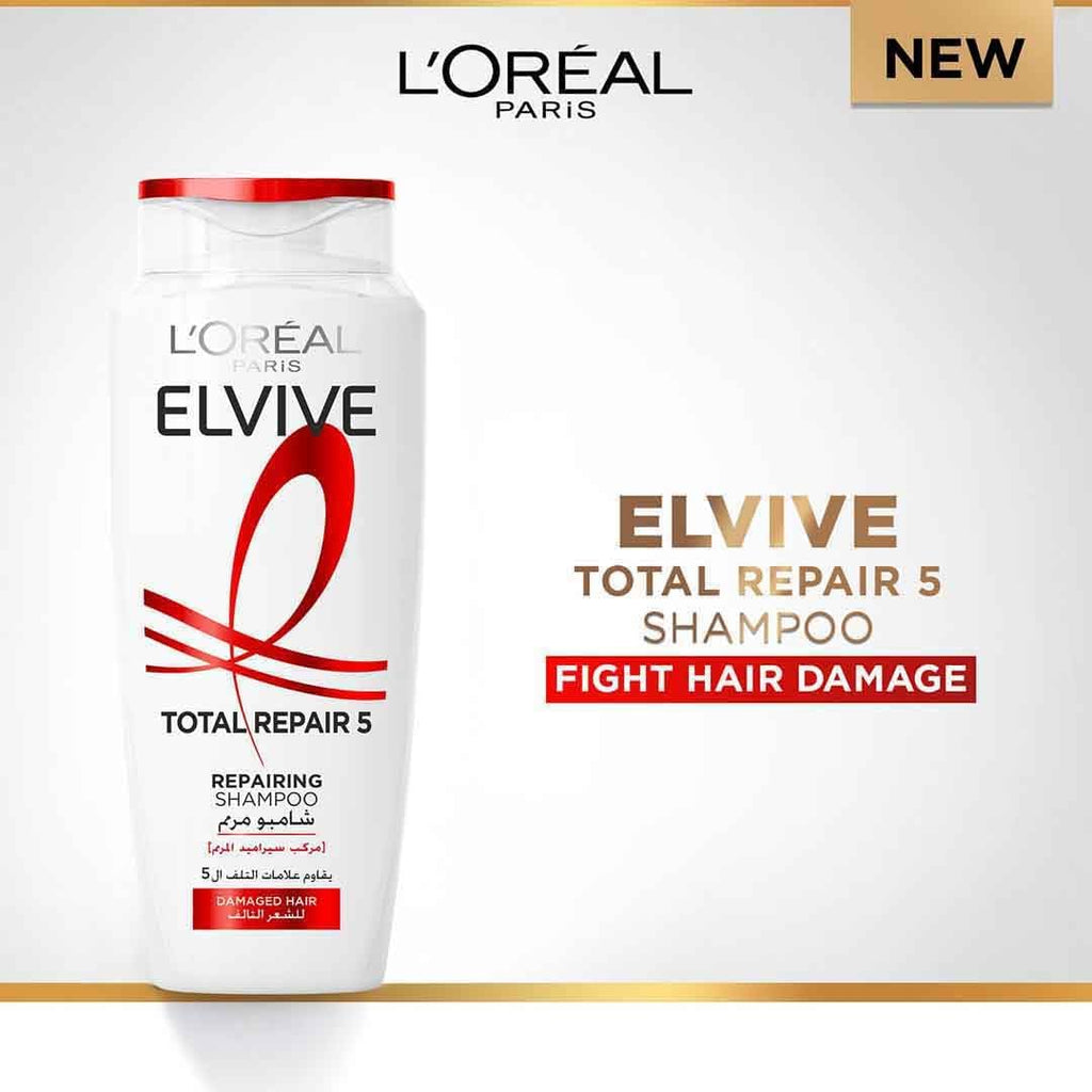 L'Oréal Paris Elvive Total Repair 5 Shampoo for Damaged Hair | 400ml