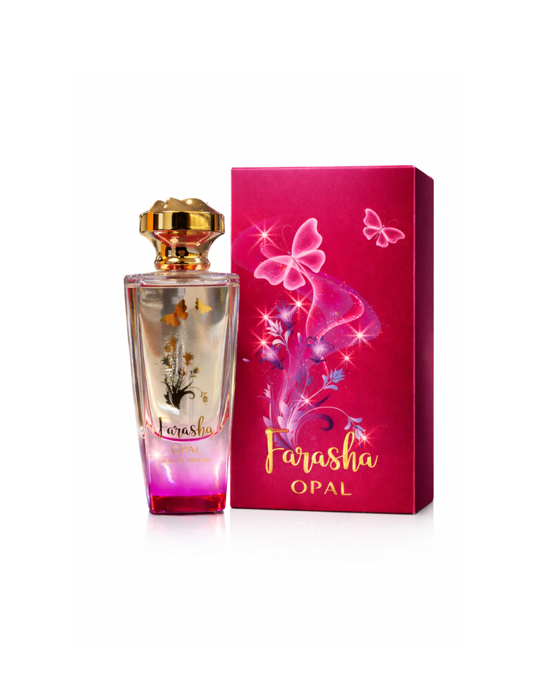 Farasha Perfume by Opal – Floral Gourmand Eau de Parfum | Vanilla, Orchid & Musk Scent